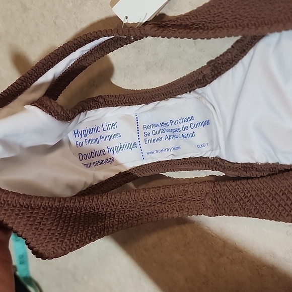 Victoria Secret Pink Bikini Size Medium NWT Brown - Picture 8 of 9